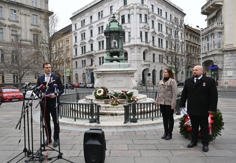 Március 15. - A  Jobbik-Konzervatívok megemlékezése Budapest